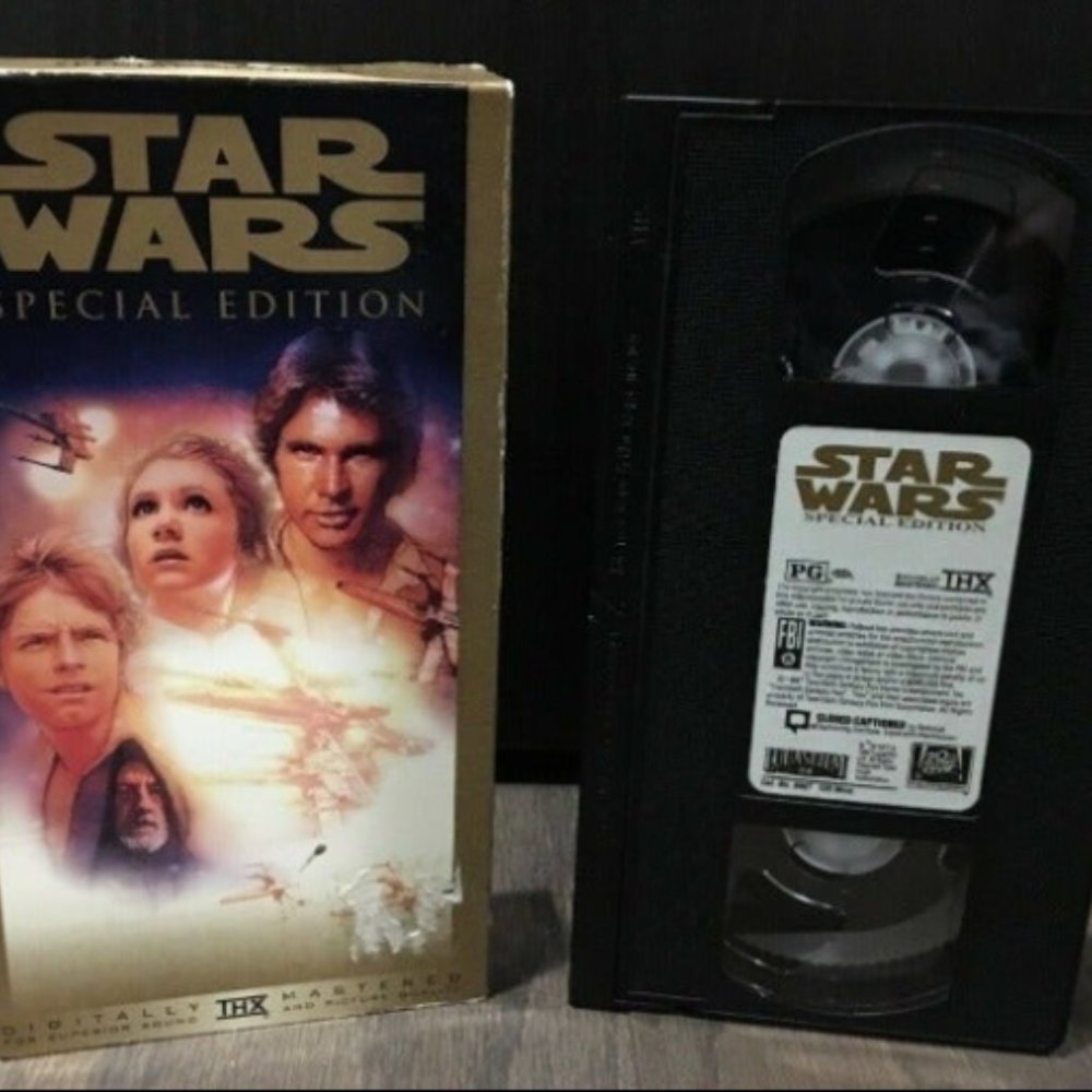 Star Wars Episode IV A New Hope Special Edition VHS Blockbuster Video Tape 1997
